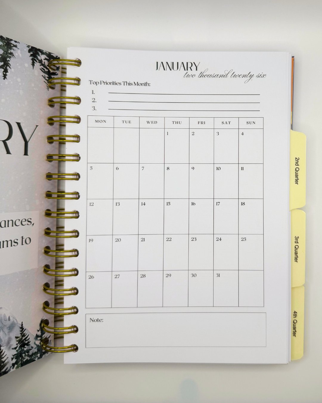 2026 Color Me Boss Daily Planner